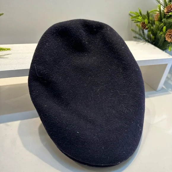 Kangol Black Wool Newsboy Cabbie Hat - Picture 5 of 5